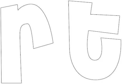 MOLDES DE LETRAS PARA IMPRIMIR