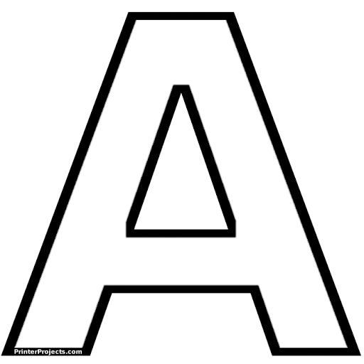 Moldes de letras grandes para imprimir abecedario - Imagui ...