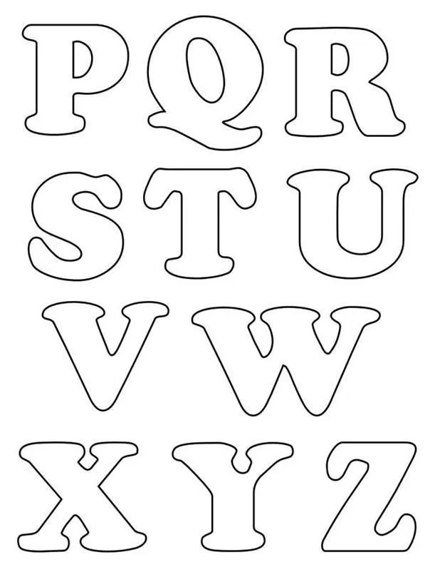 moldes de letras para imprimir molde letra 2 jpg | Moldes de letras,  Stencils alfabeto, Stencil lettering