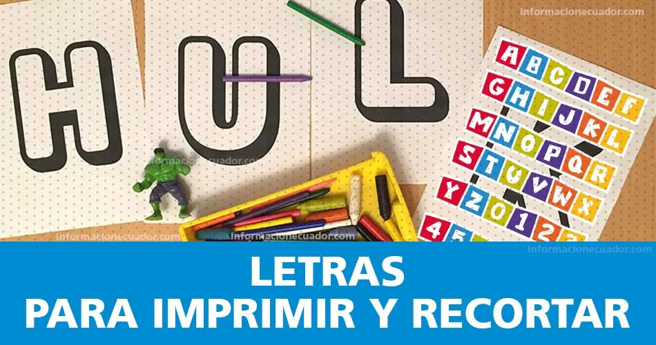 Moldes de letras grandes para imprimir (Plantillas PDF) Moldes de letras grandes para imprimir (Plantillas PDF)