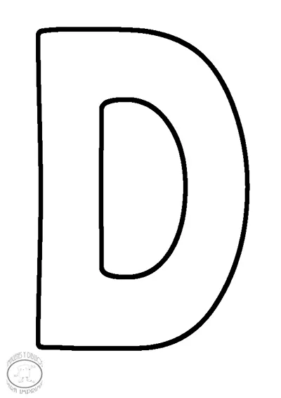 Moldes de letras para imprimir y recortar grandes