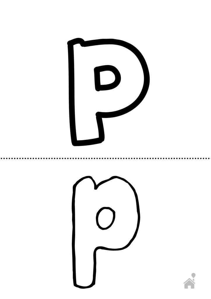 Moldes de letras para imprimir e recortar: alfabeto completo