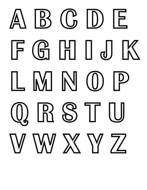 moldes de letras grandes para imprimir recortar | Moldes de letras ... moldes de letras grandes para imprimir recortar | Moldes de letras ...