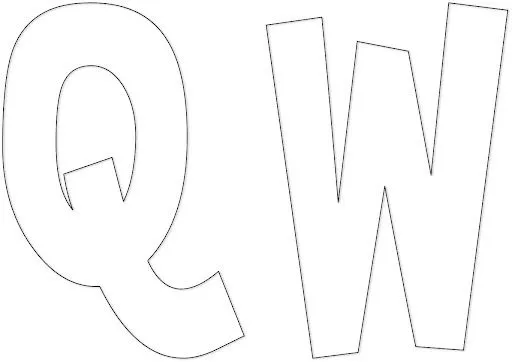 Moldes de letras mayusculas para imprimir - Imagui