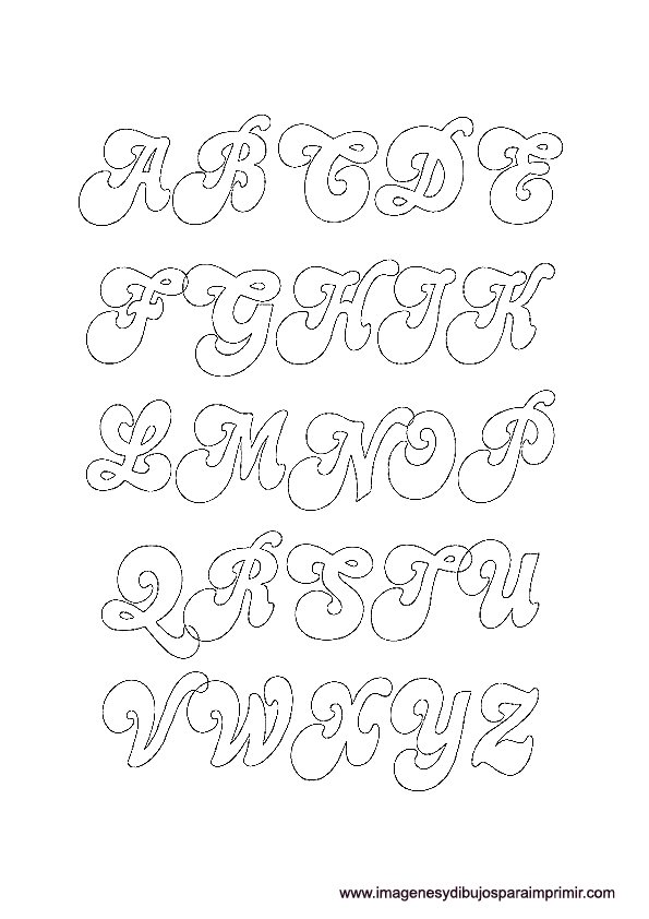 de letras para imprimir