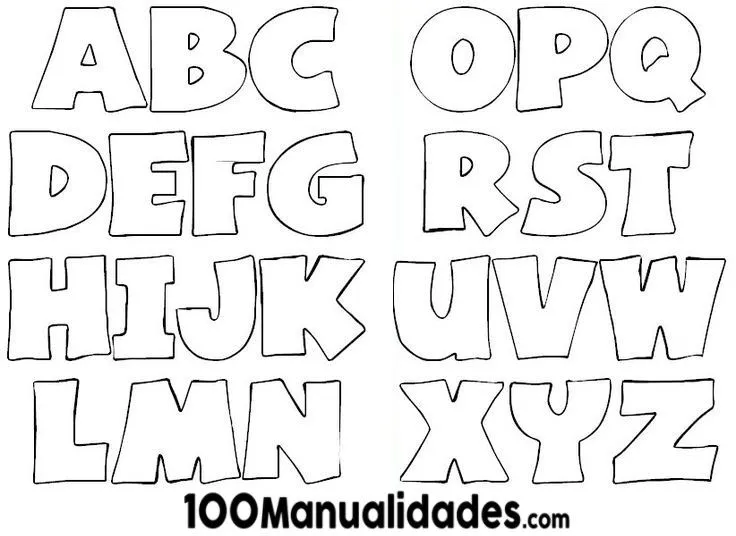 ▷ Moldes de Letras Medianas y Grandes para Imprimir Gratis | Moldes de letras, Moldes de letras abecedario, Plantillas de letras ▷ Moldes de Letras Medianas y Grandes para Imprimir Gratis | Moldes de letras, Moldes de letras abecedario, Plantillas de letras