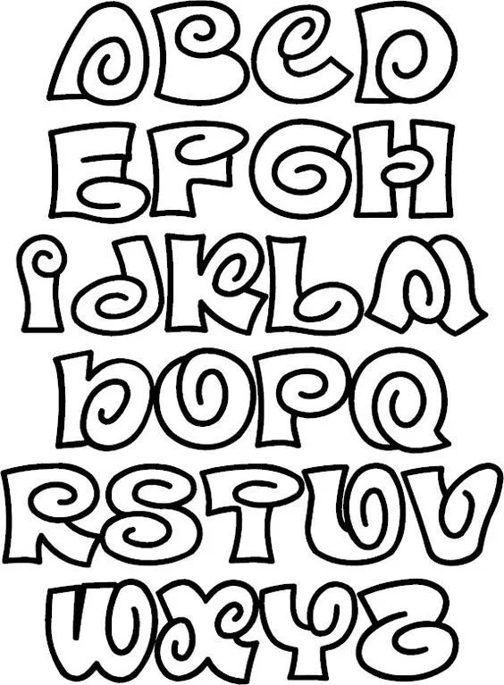 Moldes de Letras (minúsculas y mayúsculas) para Descargar e Imprimir Moldes de Letras (minúsculas y mayúsculas) para Descargar e Imprimir