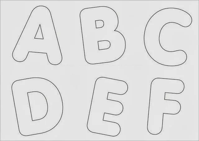 Moldes de Letras - Modelos de Letras em EVA - Atividades de ... Moldes de Letras - Modelos de Letras em EVA - Atividades de ...