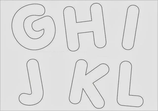 Moldes de Letras - Modelos de Letras em EVA - Atividades de ...