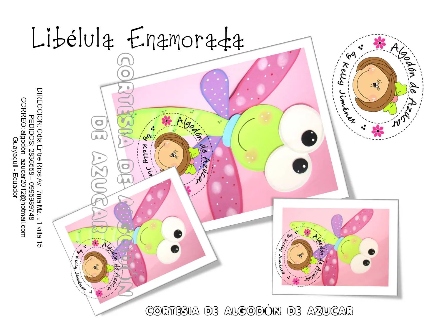 Moldes - Libélula Enamorada - Manualidades en Goma Eva y Foami Moldes - Libélula Enamorada - Manualidades en Goma Eva y Foami
