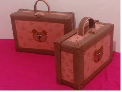 Moldes de maletines en foami - Imagui