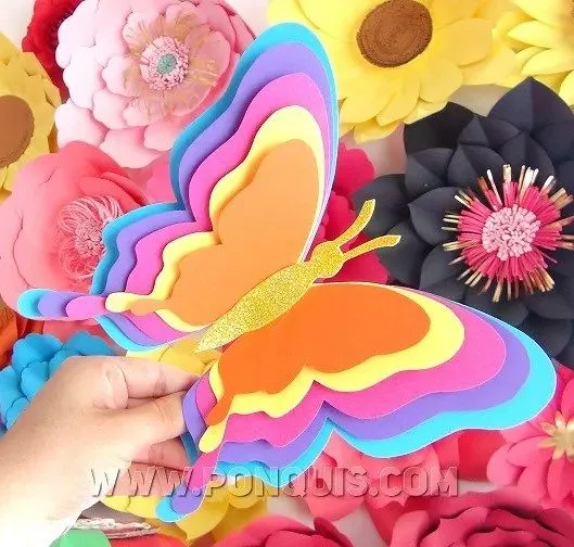 Moldes de para realizar Mariposa Arcoíris – Galería Ponquis Moldes de para realizar Mariposa Arcoíris – Galería Ponquis