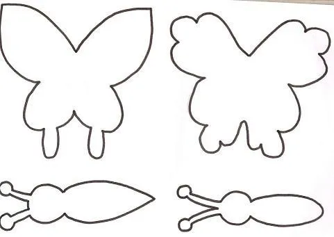 Moldes: Mariposa de goma eva - Todo en Goma Eva Moldes: Mariposa de goma eva - Todo en Goma Eva