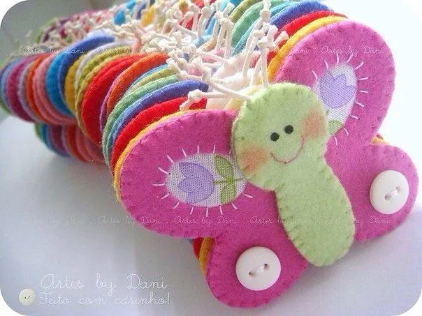 Moldes para Hacer Mariposas de Fieltro para Imprimir - Moldes para Hacer Mariposas de Fieltro para Imprimir -