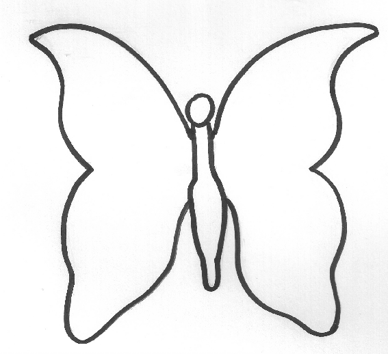 Molde mariposas - Imagui