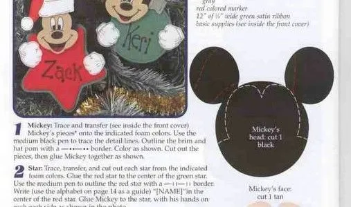 moldes de mickey - Todo en Goma Eva