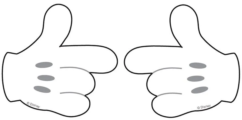 Moldes de Mickey para imprimir - Imagui