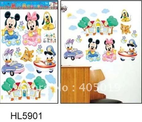 Moldes Mickey y Minnie para mural - Imagui