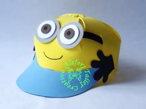 ALEFERS TALLER CREATIVO.: MINIONS - GORRAS EN FOAMI ALEFERS TALLER CREATIVO.: MINIONS - GORRAS EN FOAMI