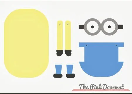 Moldes para hacer minions de fomi - Imagui