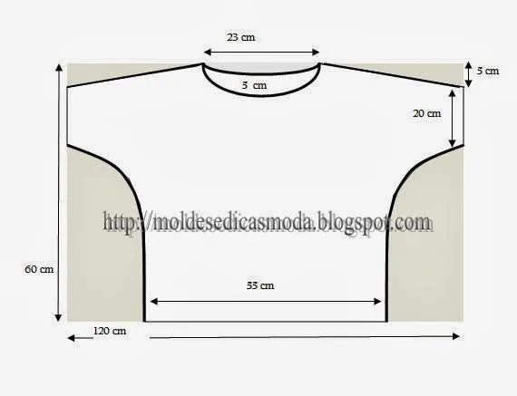 Moldes Moda por Medida: CAMISOLA DESCONTRAIDA | medium length ... Moldes Moda por Medida: CAMISOLA DESCONTRAIDA | medium length ...
