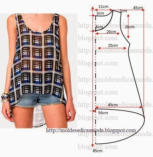 Moldes Moda por Medida | Sewing | Pinterest | Moda, Blusas y ... Moldes Moda por Medida | Sewing | Pinterest | Moda, Blusas y ...