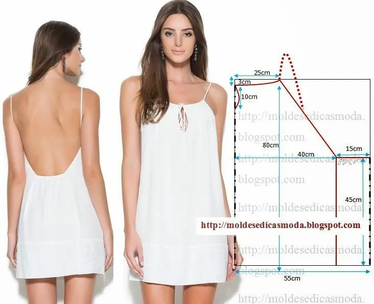 Moldes Moda por Medida: VESTIDO FÁCIL DE FAZER - 13 | things i ...