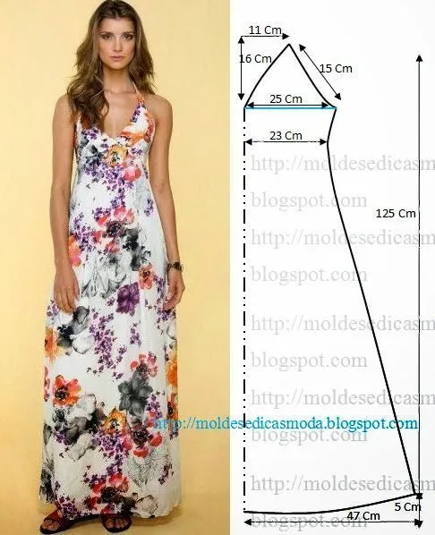 Moldes Moda por Medida: VESTIDO LONGO FÁCIL DE FAZER. | COSTURA ... Moldes Moda por Medida: VESTIDO LONGO FÁCIL DE FAZER. | COSTURA ...