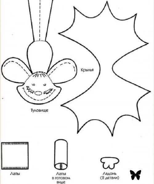 Moldes para hacer un murcielago de halloween ~ Solountip.com Moldes para hacer un murcielago de halloween ~ Solountip.com