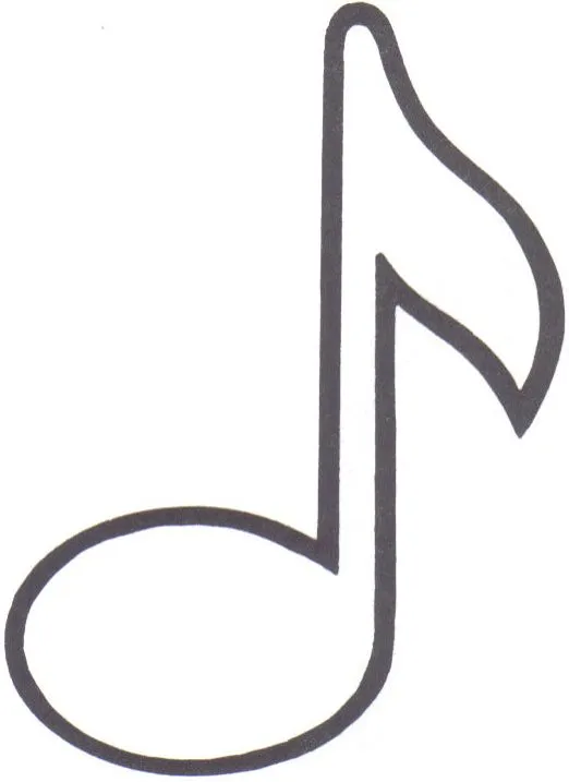 Moldes de notas musicales para imprimir - Imagui Moldes de notas musicales para imprimir - Imagui