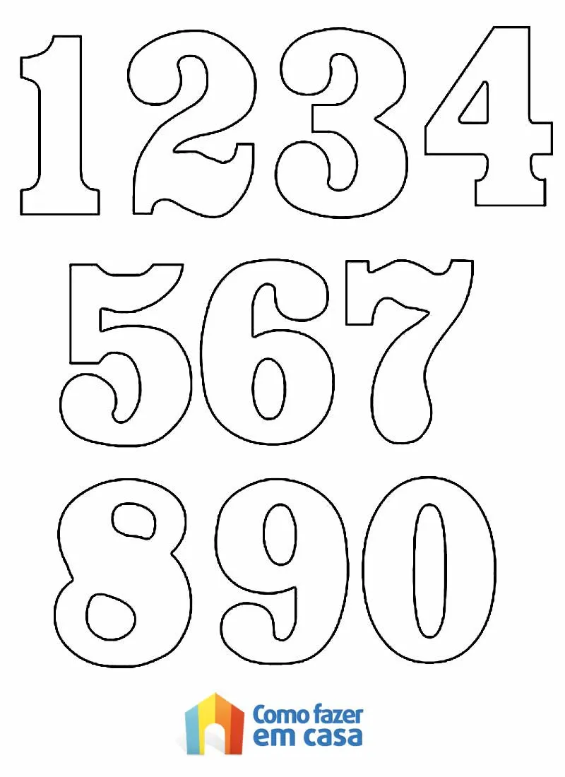 moldes de números - Buscar con Google | Numeros em eva, Molde de números, Inscrição moldes de números - Buscar con Google | Numeros em eva, Molde de números, Inscrição