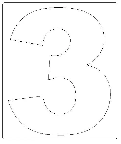 MOLDE DE NUMERO 4 - Imagui