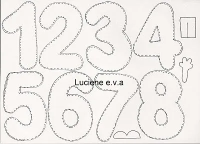 Moldes de numeros grandes para imprimir - Imagui Moldes de numeros grandes para imprimir - Imagui
