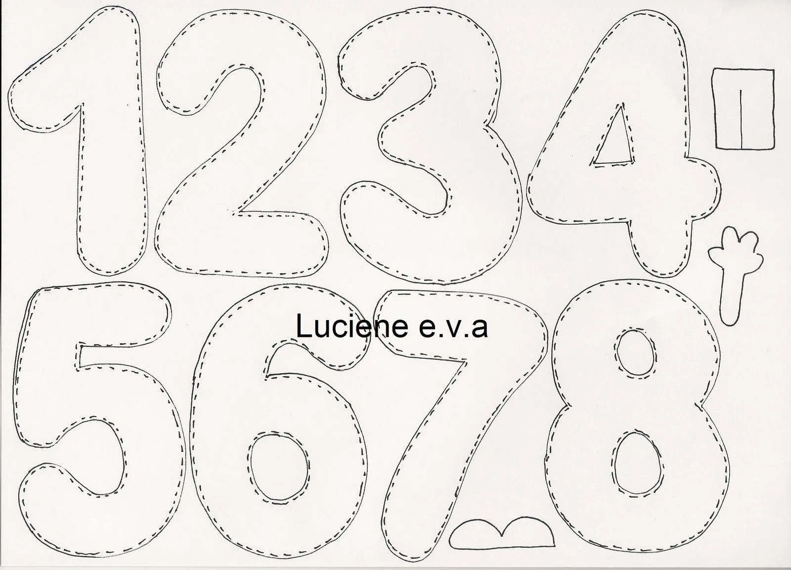 moldes de numeros para imprimir 5 | Learning time | Pinterest moldes de numeros para imprimir 5 | Learning time | Pinterest