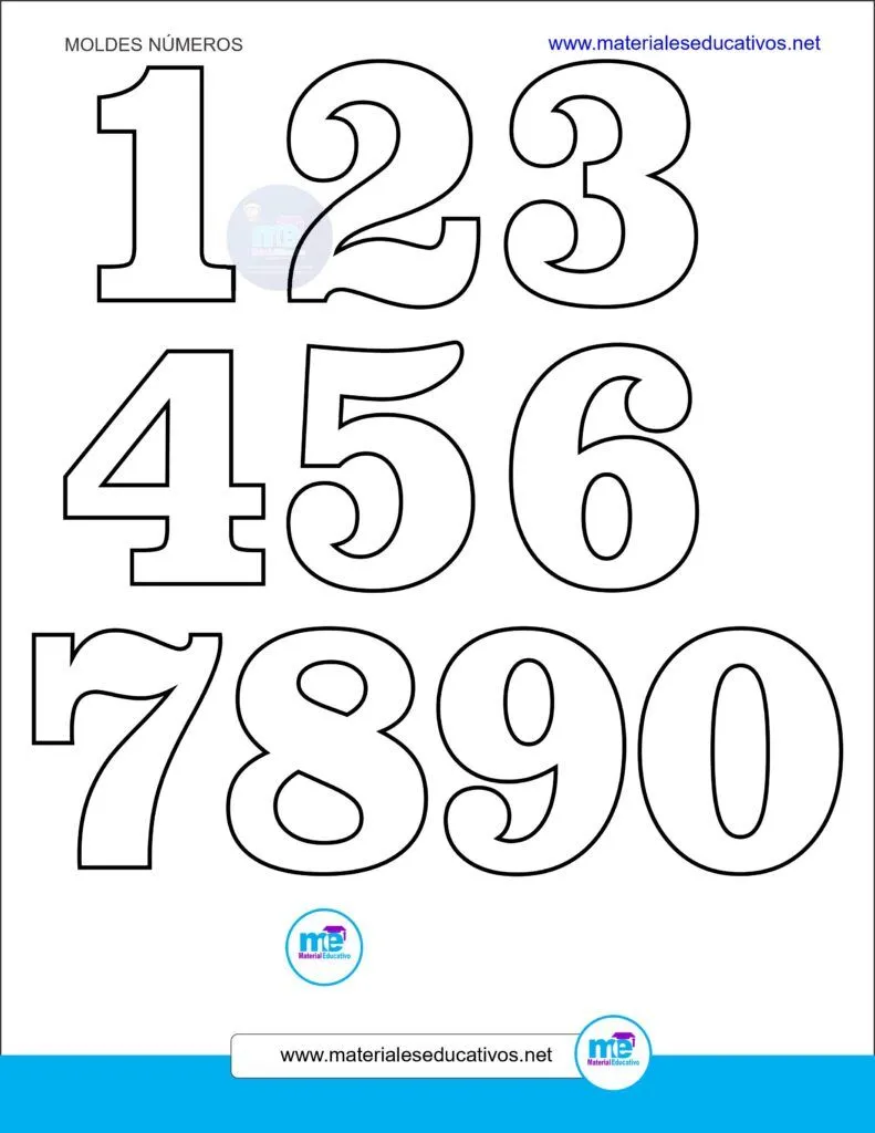Moldes de números para imprimir I Material Educativo Gratis | Inscrição, Numeros em eva, Molde de números Moldes de números para imprimir I Material Educativo Gratis | Inscrição, Numeros em eva, Molde de números