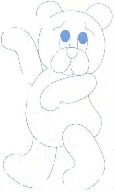 Moldes de oso en foami - Imagui