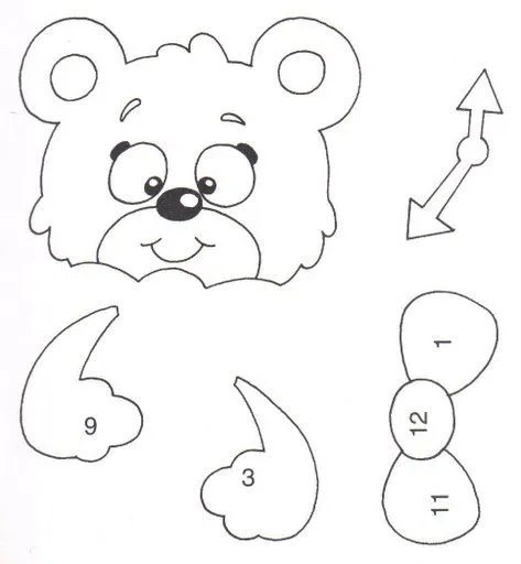 Moldes de ositos para armar - Imagui