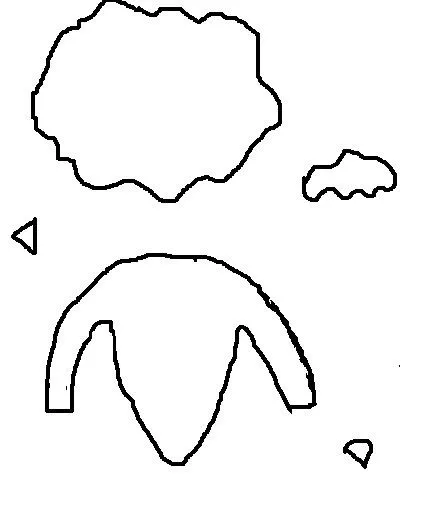 Molde para hacer una oveja - Imagui