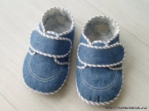 moldes para hacer zapatitos para bebes -