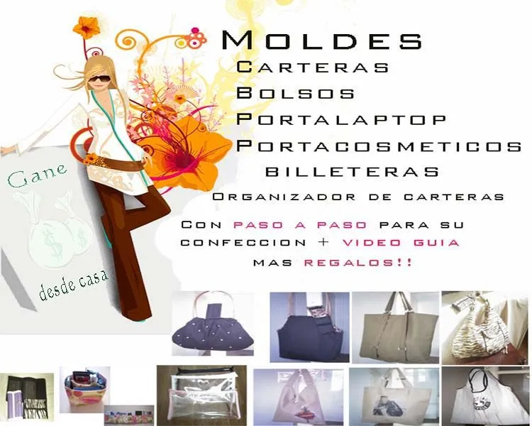 MOLDES PATRONES BOLSOS CARTERAS BILLETERAS Y MAS -ENVIO GRATIS ... MOLDES PATRONES BOLSOS CARTERAS BILLETERAS Y MAS -ENVIO GRATIS ...