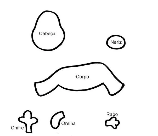 Moldes y Patrones de Renos Navideños