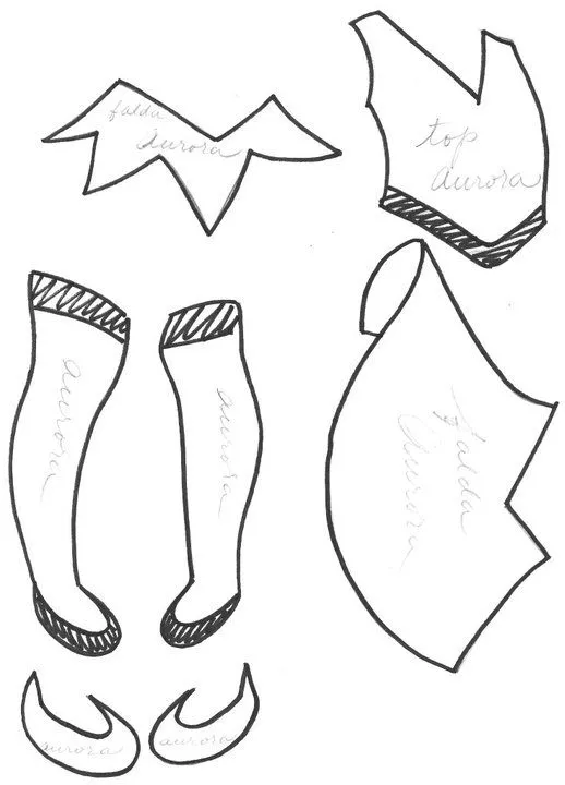 Moldes das princesas Disney - Imagui