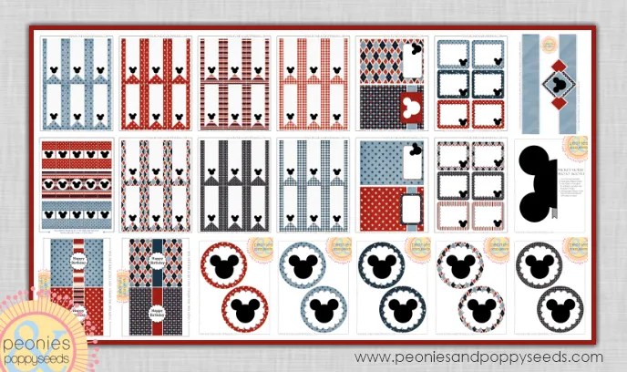 Moldes Prontos Mickey Mouse!