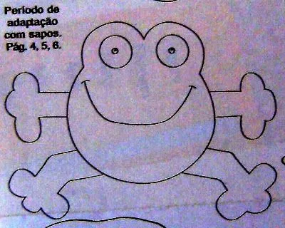 Moldes de ranas en fieltro - Imagui