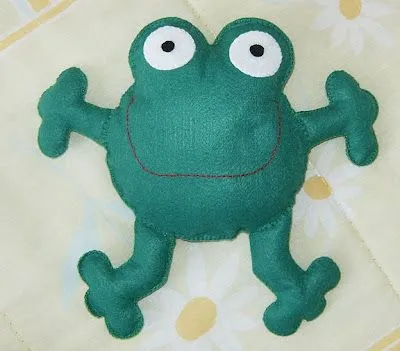 Moldes de ranas en fieltro - Imagui