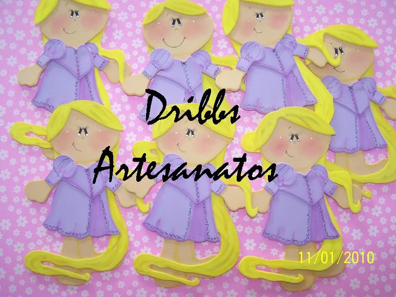 Dribbs Artesanatos: Princesa Rapunzel