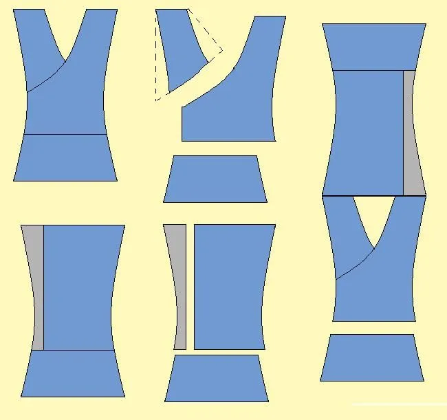 Moldes de remeras de mujer - Imagui