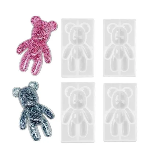 Moldes de resina- 4 Uds. Molde de oso de peluche 3D para hacer joyas, moldes de silicona para fundic oso de fresa Electrónica | Bodega Aurrera en línea Moldes de resina- 4 Uds. Molde de oso de peluche 3D para hacer joyas, moldes de silicona para fundic oso de fresa Electrónica | Bodega Aurrera en línea