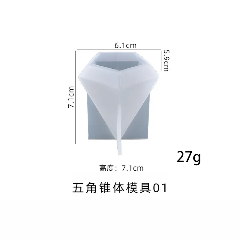 Moldes de silicona de pirámide de cono de anillo para Resina epoxi, soporte  de anillos DIY, molde de fundición para soporte de exhibición de joyería,  regalo de boda - AliExpress