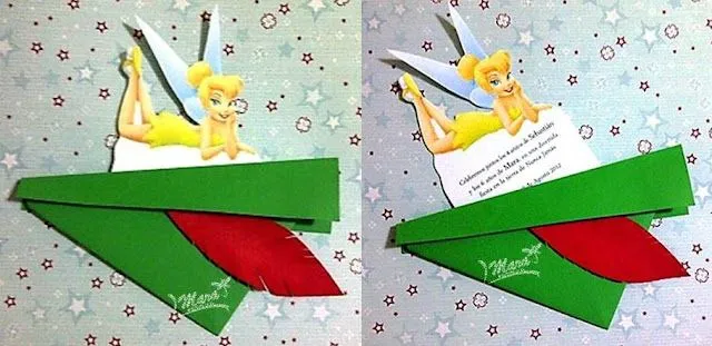 Moldes para hacer tarjetas de invitación de Tinkerbell - Imagui Moldes para hacer tarjetas de invitación de Tinkerbell - Imagui